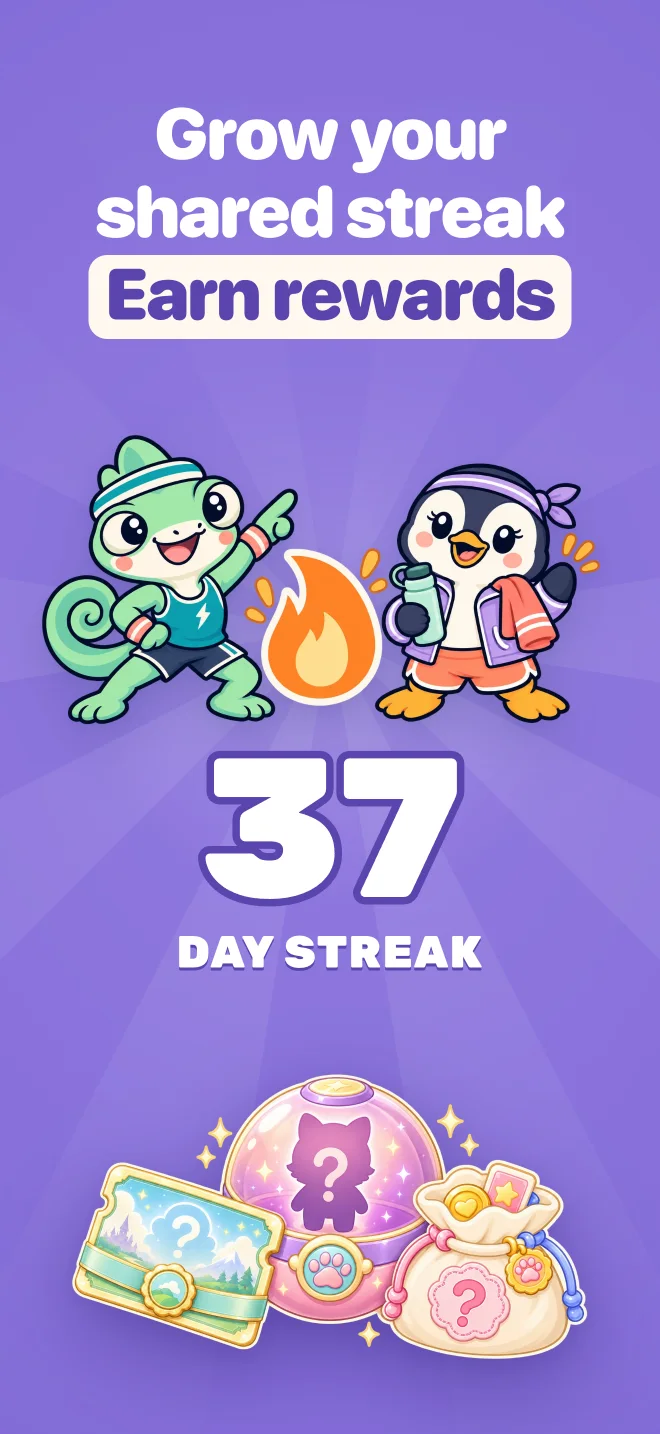 Grow your shared streak and earn rewards: a 37-day streak